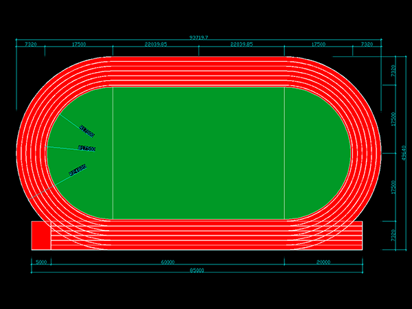 200米塑膠跑道面積怎么計(jì)算？具體預(yù)算是多少？